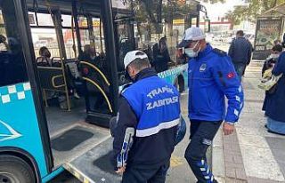 Toplu taşıma araçlarına sıkı denetim