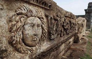 Toprağın altından çıkan tarihin heybetli görüntüsü...