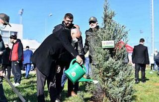 Trabzon’da fidanlar toprakla buluştu