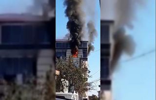 Trabzon’da korkutan yangın