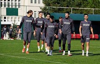 Trabzonspor, Fatih Karagümrük maçı hazırlıklarına...