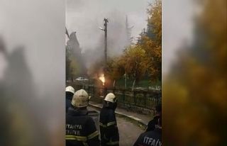 Trafo yangını korkuttu