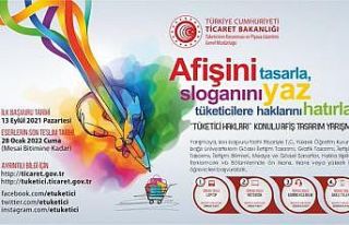 “Tüketici Hakları” konulu afiş tasarım yarışmasına...