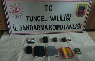 Tunceli’de teröristlere ait 13 sığınak imha...