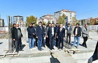 Turgut Özal Mahallesi kentsel dönüşüm proje alanında...