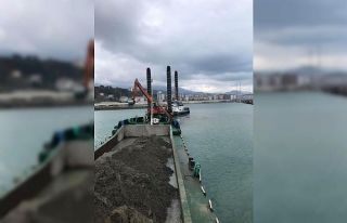 Türkeli Limanı temizleniyor