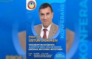 Üstün Dökmen’den Erzurum’da konferans