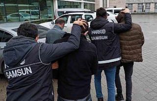 Uyuşturucu ticaretinden 3 kişi adliyeye sevk edildi