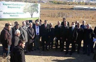 Uzlaştırma Ormanı’nda bin ağaç toprakla buluşacak