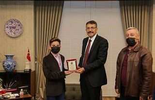 Vali Ali Çelik, Türkiye üçüncüsü Yasin Anıl...