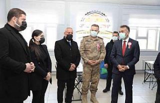 Vali Çağatay kütüphane açılışını gerçekleştirdi