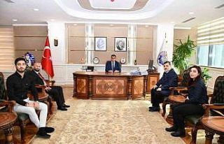 Vali Gürel’e teşekkür ziyareti