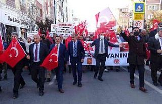 Van’da şehit ailelerinden Lütfü Türkkan’a...