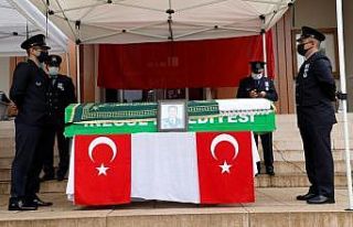 Vefat eden zabıta komiseri için tören düzenlendi