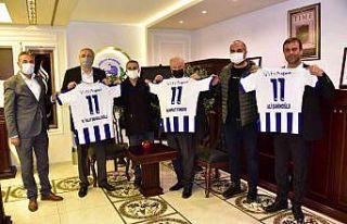 Vitraspor yöneticilerinden ziyaret