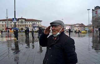 Yağmura kimse aldırmadı, hayat adeta durdu