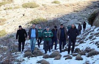 Yavuz, Pasinler Alvar Barajı aks yerinde incelemede...