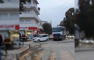 Yaya geçidinde kaza