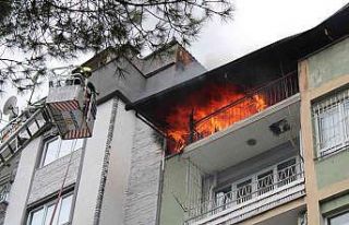 Yer ocağı, çatıyı tutuşturdu
