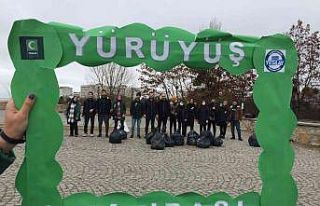 Yeşilay’dan çöp toplama etkinliği