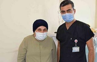 Yıllar sonra yürüteçsiz bir yaşama adım attı