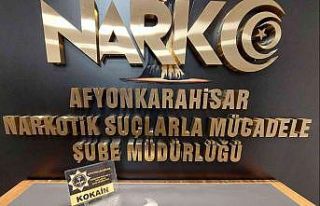 Yol uygulamasında uyuşturucuyla yakalandı