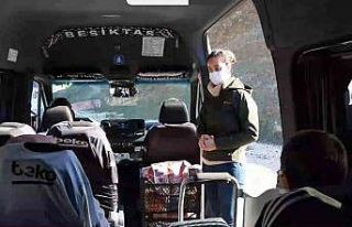 Yolcu kılığına giren jandarma ekipleri, minibüs...