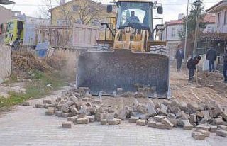 Yoncalı’da asfalt çalışması