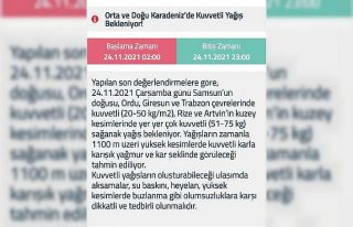 Yüksek kesimlerde kar uyarısı