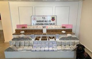 Yüksekova’da 171 kilo 500 gram uyuşturucu ele...