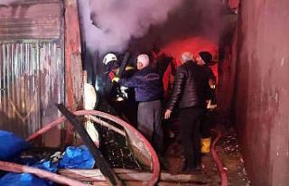 Yüksekova’da korkutan yangın