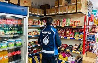 Zabıtadan marketlere denetim; 7 işyerine cezai işlem...