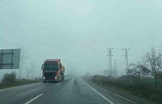 Zonguldak Ankara karayolunda sis etkili oldu