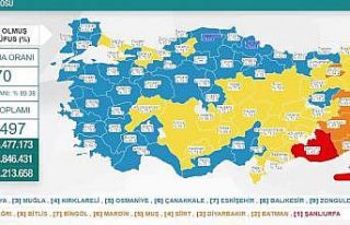 Zonguldak, vaka sayısı en çok düşen il olmasına...