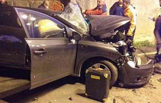 Zonguldak’ta trafik kazası: 1 yaralı