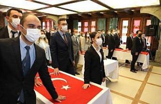 114 aday memur yemin ederek asaletini aldı