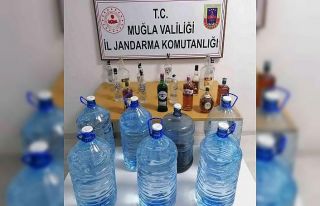 280 litre el yapımı kaçak alkol ele geçirildi