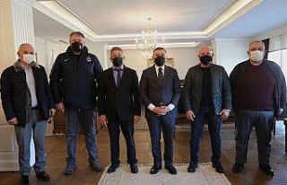 2. Hamsi festivali için Vali Atay ile görüştüler