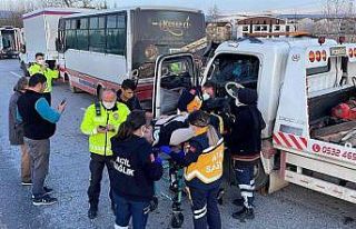 4 araç zincirleme kazaya karıştı: 1 yaralı