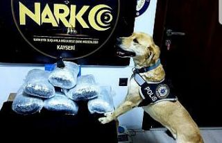 4 şahıs uygulama noktasında 8.5 kilo esrarla yakalandı