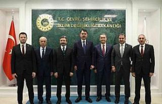 Adıyaman heyeti bakanlarla görüştü