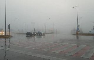 Afyonkarahisar sis sürücülere zor anlar yaşattı