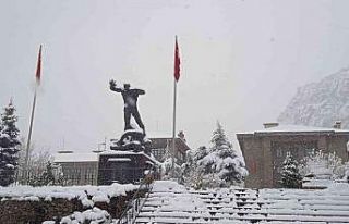 Afyonkarahisar’a yağan kar şehir dışında misafir...