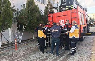 Ağız ve Diş Sağlığı Hastanesinde yangın tatbikatı