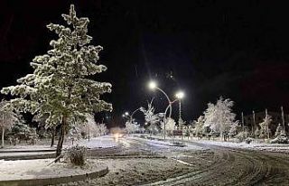 Ağrı beyaza büründü