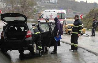 Akçakoca çevre yolunda kaza: 2 yaralı