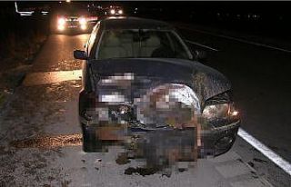 Aksaray’da 2 otomobil koyun sürüsüne çarptı,...