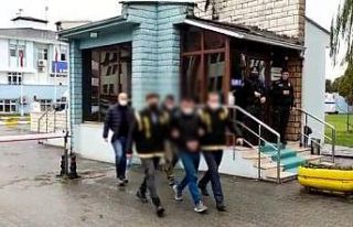 Akü hırsızı yakalandı