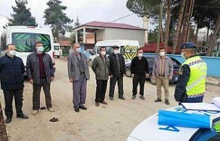 Alaçam’da jandarmadan öğrencilere trafik eğitimi