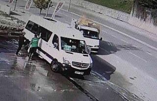 Alev alev yanan pikabı benzin istasyonuna çekerek...